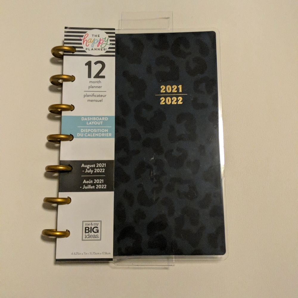 Happy Planner Mini dashboard layout